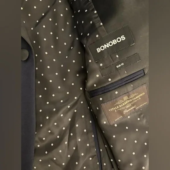 NWOT Bonobos Navy men's suit - Picture 3 of 8